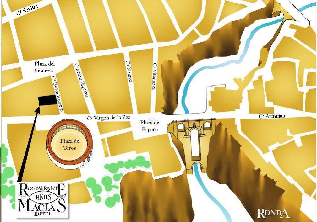 Hotel Hermanos Macias Ronda Eksteriør bilde